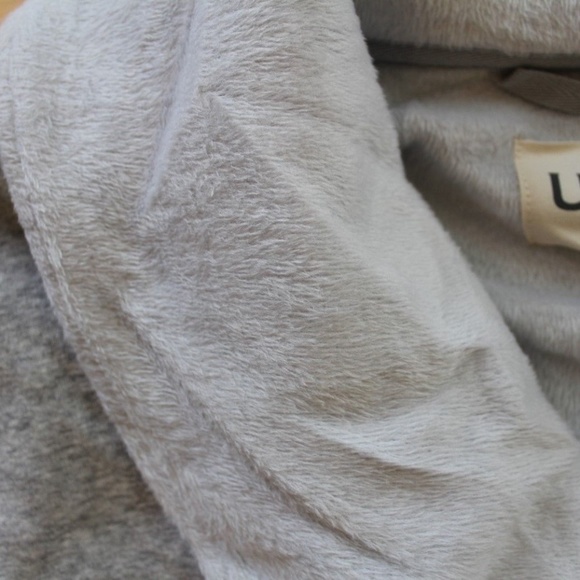 NWT Women's UGG BLANCHE Plush Robe Gray - Picture 6 of 9